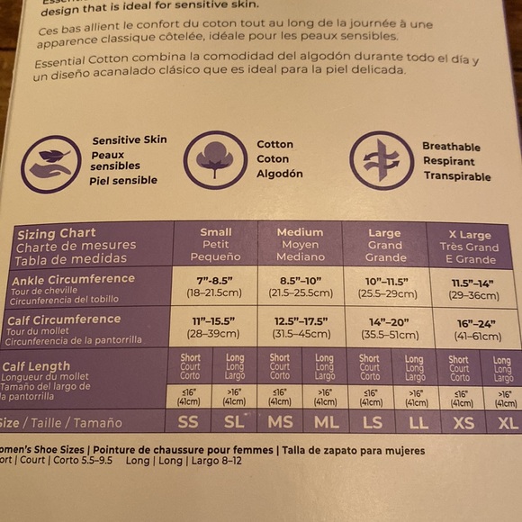 Sigvaris Knee High Medical Compression Socks Size M - Picture 6 of 12